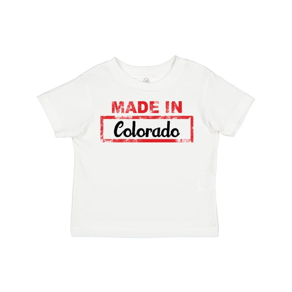 Inktastic Made in Colorado Stamp Boys or Girls Toddler T-Shirt