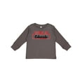 thumbnail image 1 of Inktastic Made in Colorado stamp Boys or Girls Long Sleeve Toddler T-Shirt, 1 of 5