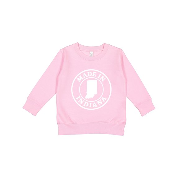 Inktastic Made in Indiana White Toddler Sweatshirt