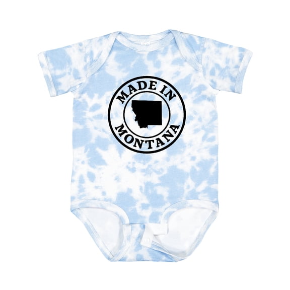 Inktastic Made in Montana Black Boys or Girls Baby Bodysuit