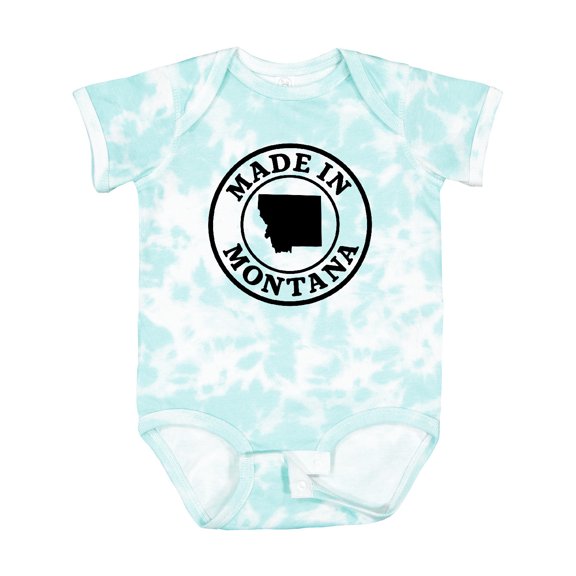 Inktastic Made in Montana Black Boys or Girls Baby Bodysuit