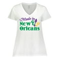 thumbnail image 1 of Inktastic Made in New Orleans Women's Plus Size V-Neck T-Shirt, 1 of 5