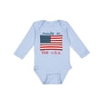 thumbnail image 1 of Inktastic Made in the U.S.A. Boys or Girls Long Sleeve Baby Bodysuit, 1 of 5