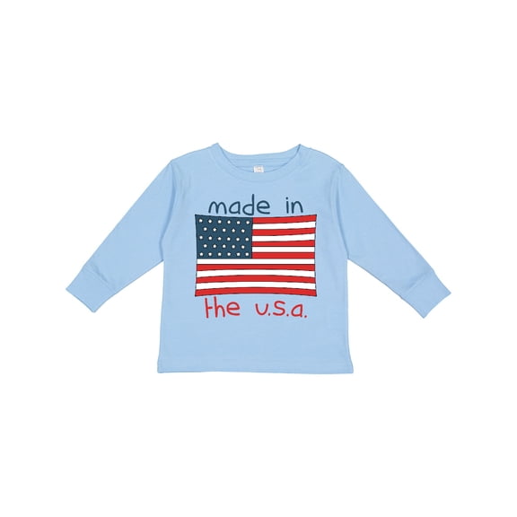 Inktastic Made in the U.S.A. Boys or Girls Long Sleeve Toddler T-Shirt