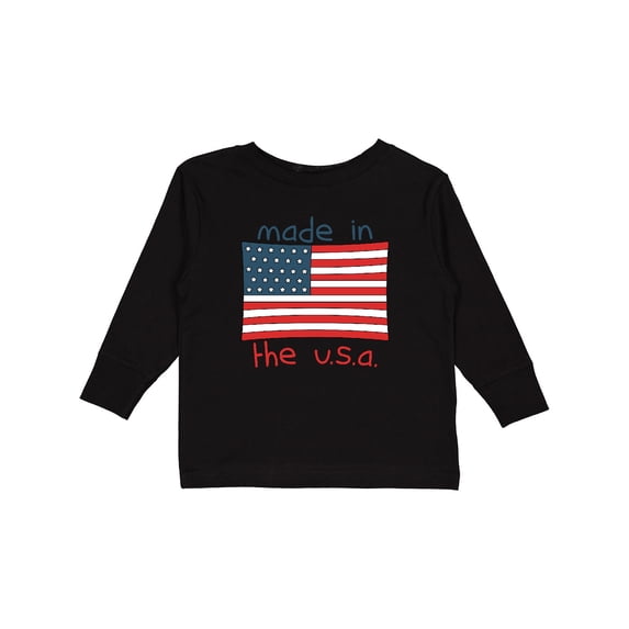 Inktastic Made in the U.S.A. Boys or Girls Long Sleeve Toddler T-Shirt