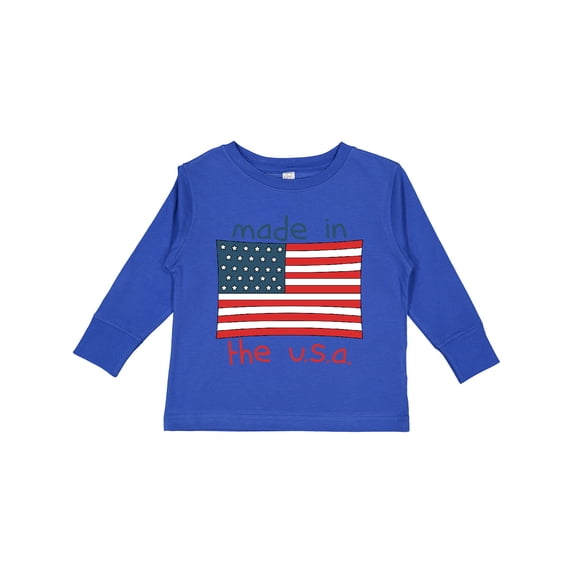 Inktastic Made in the U.S.A. Boys or Girls Long Sleeve Toddler T-Shirt