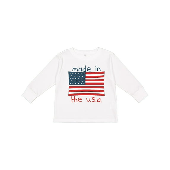 Inktastic Made in the U.S.A. Boys or Girls Long Sleeve Toddler T-Shirt