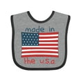 thumbnail image 1 of Inktastic Made in the U.S.A. Boys or Girls Baby Bib, 1 of 4