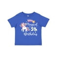 thumbnail image 1 of Inktastic Magical 5th Birthday Rainbow Unicorn with Star Boys or Girls Toddler T-Shirt, 1 of 5