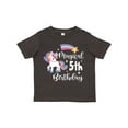 thumbnail image 1 of Inktastic Magical 5th Birthday Rainbow Unicorn with Star Boys or Girls Toddler T-Shirt, 1 of 5