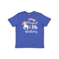 thumbnail image 1 of Inktastic Magical 5th Birthday Rainbow Unicorn with Star Youth T-Shirt, 1 of 5