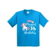 thumbnail image 1 of Inktastic Magical 5th Birthday Rainbow Unicorn with Star Youth T-Shirt, 1 of 5