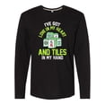 thumbnail image 1 of Inktastic Mahjong Gift Idea Long Sleeve T-Shirt, 1 of 5