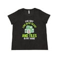 thumbnail image 1 of Inktastic Mahjong Idea Women's Plus Size T-Shirt, 1 of 5