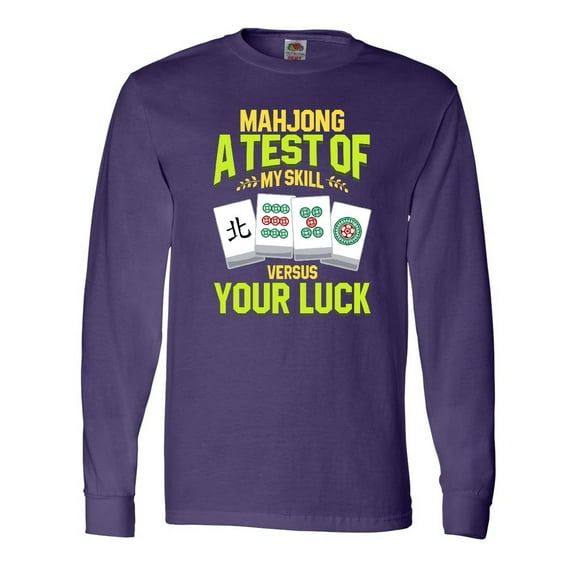 Inktastic Mahjong Long Sleeve T-Shirt