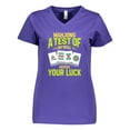 thumbnail image 1 of Inktastic Mahjong Women's V-Neck T-Shirt, 1 of 5