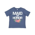 thumbnail image 1 of Inktastic Maid of Honor with Flower Illustration Girls Toddler T-Shirt, 1 of 5