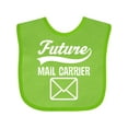 thumbnail image 1 of Inktastic Mail Carrier Future Job Boys or Girls Baby Bib, 1 of 4