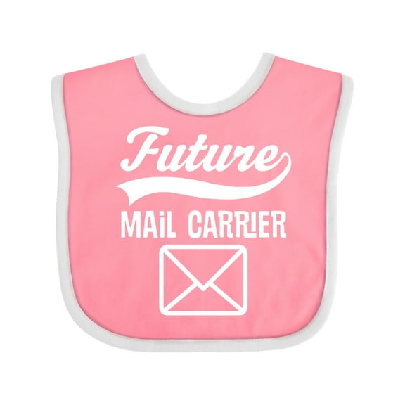 Inktastic Mail Carrier Future Job Boys or Girls Baby Bib