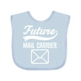 thumbnail image 1 of Inktastic Mail Carrier Future Job Boys or Girls Baby Bib, 1 of 4