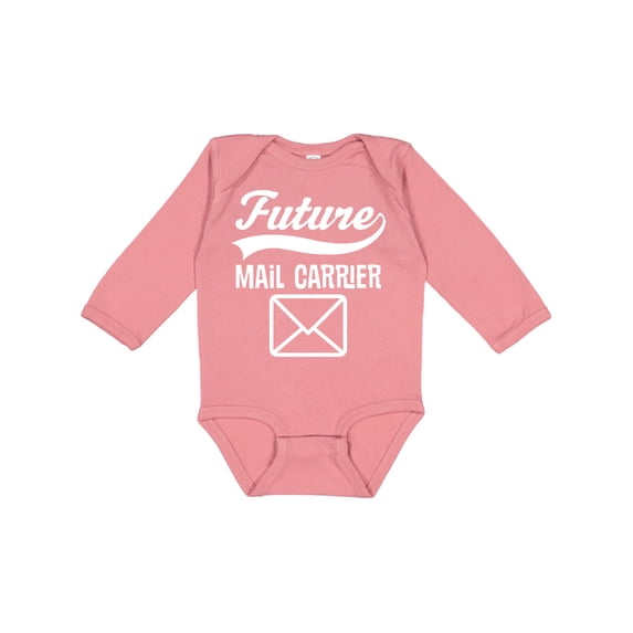 Inktastic Mail Carrier Future Job Boys or Girls Long Sleeve Baby Bodysuit