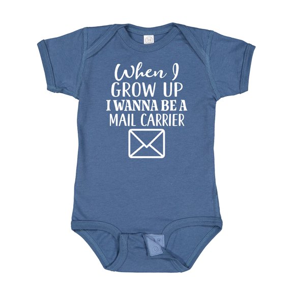 Inktastic Mail Carrier Future Postal Worker Boys or Girls Baby Bodysuit