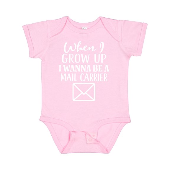 Inktastic Mail Carrier Future Postal Worker Boys or Girls Baby Bodysuit