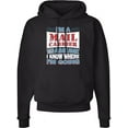 thumbnail image 1 of Inktastic Mail Carrier Postal Worker Adult Hoodie Sweatshirt, 1 of 4