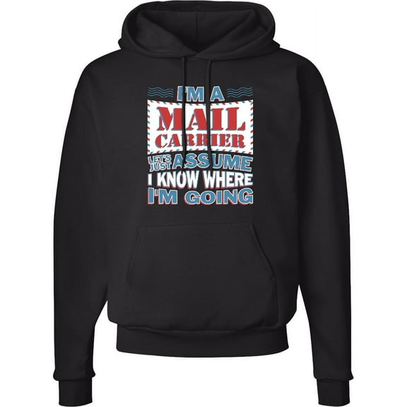Inktastic Mail Carrier Postal Worker Adult Hoodie Sweatshirt