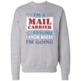 thumbnail image 1 of Inktastic Mail Carrier Postal Worker Adult Sweatshirt, 1 of 4