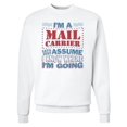 thumbnail image 1 of Inktastic Mail Carrier Postal Worker Adult Sweatshirt, 1 of 4