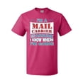 thumbnail image 1 of Inktastic Mail Carrier Postal Worker T-Shirt, 1 of 5