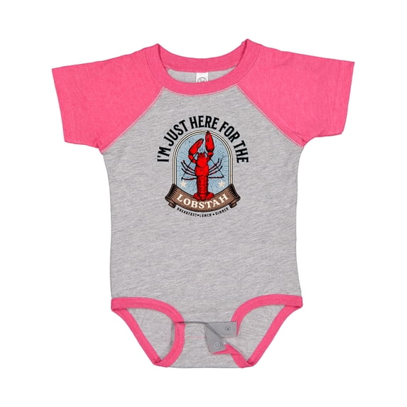 Inktastic Maine Just Here for the Lobster Boys or Girls Baby Bodysuit