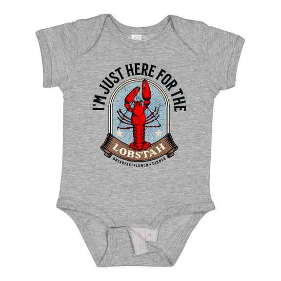 Inktastic Maine Just Here for the Lobster Boys or Girls Baby Bodysuit