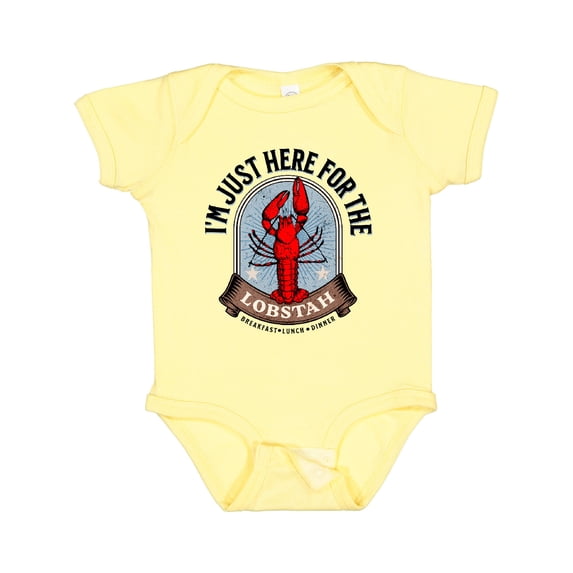 Inktastic Maine Just Here for the Lobster Boys or Girls Baby Bodysuit
