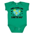 thumbnail image 1 of Inktastic Make Every Day Earth Day with Hearts and Stars Boys or Girls Baby Bodysuit, 1 of 5