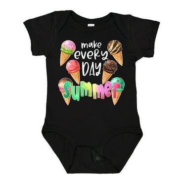 Inktastic Make Every Day Summer Ice Cream Cones Boys or Girls Baby Bodysuit
