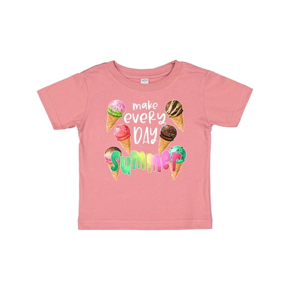 Inktastic Make Every Day Summer Ice Cream Cones Boys or Girls Baby T-Shirt