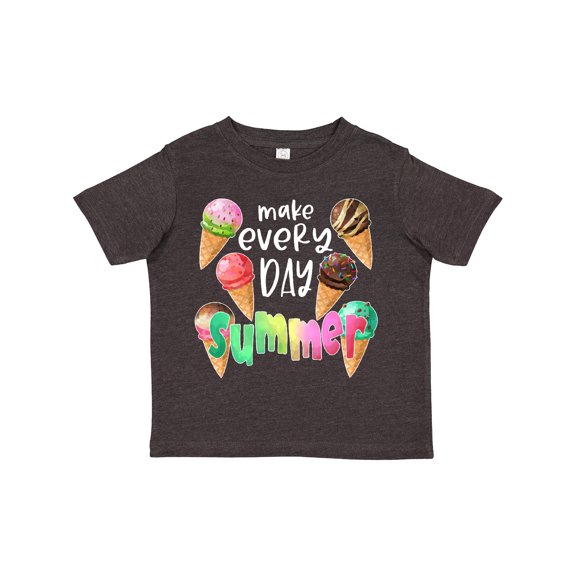 Inktastic Make Every Day Summer Ice Cream Cones Boys or Girls Toddler T-Shirt
