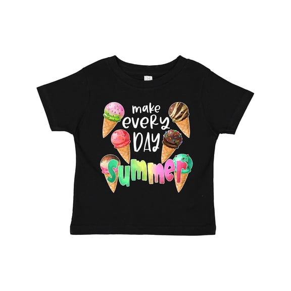 Inktastic Make Every Day Summer Ice Cream Cones Boys or Girls Toddler T-Shirt