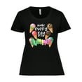 thumbnail image 1 of Inktastic Make Every Day Summer Ice Cream Cones Women's Plus Size T-Shirt, 1 of 5