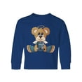 thumbnail image 1 of Inktastic Male CNA Teddy Bear Long Sleeve Youth T-Shirt, 1 of 5