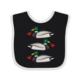 thumbnail image 1 of Inktastic Mallard Ducks Boys or Girls Baby Bib, 1 of 4
