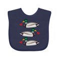 thumbnail image 1 of Inktastic Mallard Ducks Boys or Girls Baby Bib, 1 of 4