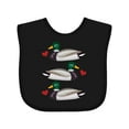 thumbnail image 1 of Inktastic Mallard Ducks Boys or Girls Baby Bib, 1 of 4