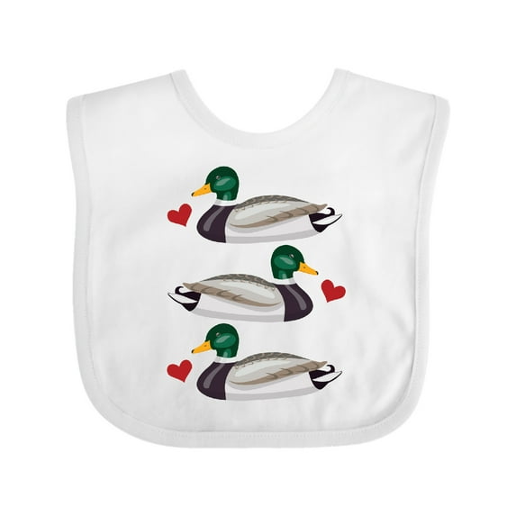 Inktastic Mallard Ducks Boys or Girls Baby Bib