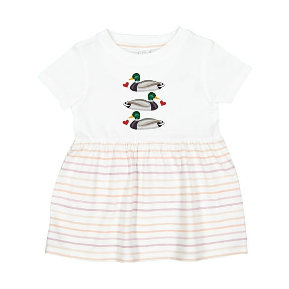 Inktastic Mallard Ducks Girls Baby Dress