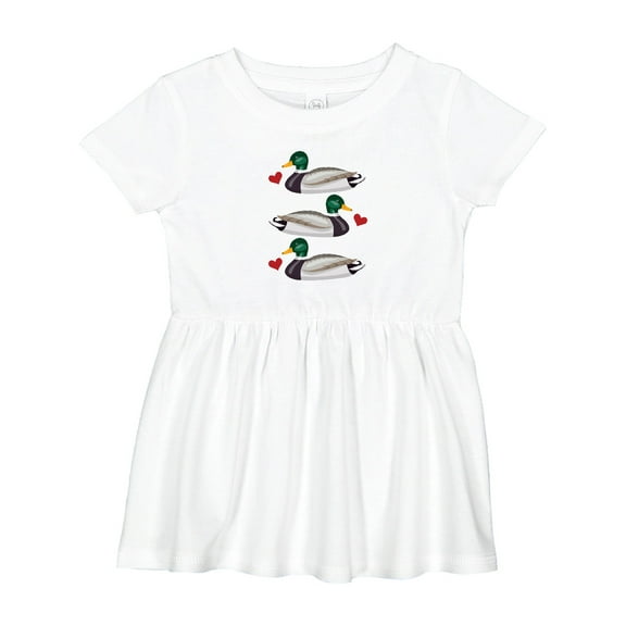 Inktastic Mallard Ducks Girls Baby Dress