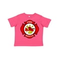 thumbnail image 1 of Inktastic Maltese Cross Firefighter Boys or Girls Toddler T-Shirt, 1 of 5