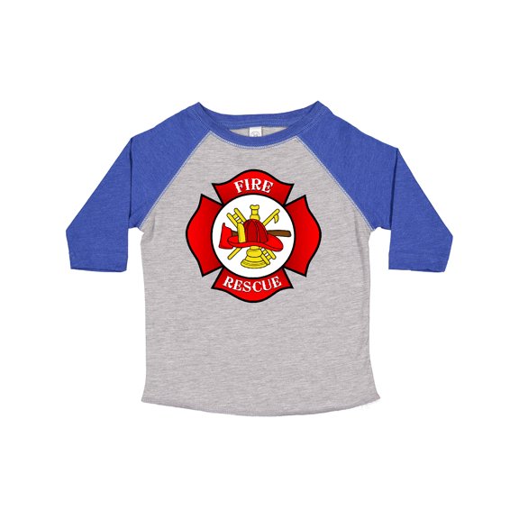 Inktastic Maltese Cross Firefighter Boys or Girls Toddler T-Shirt